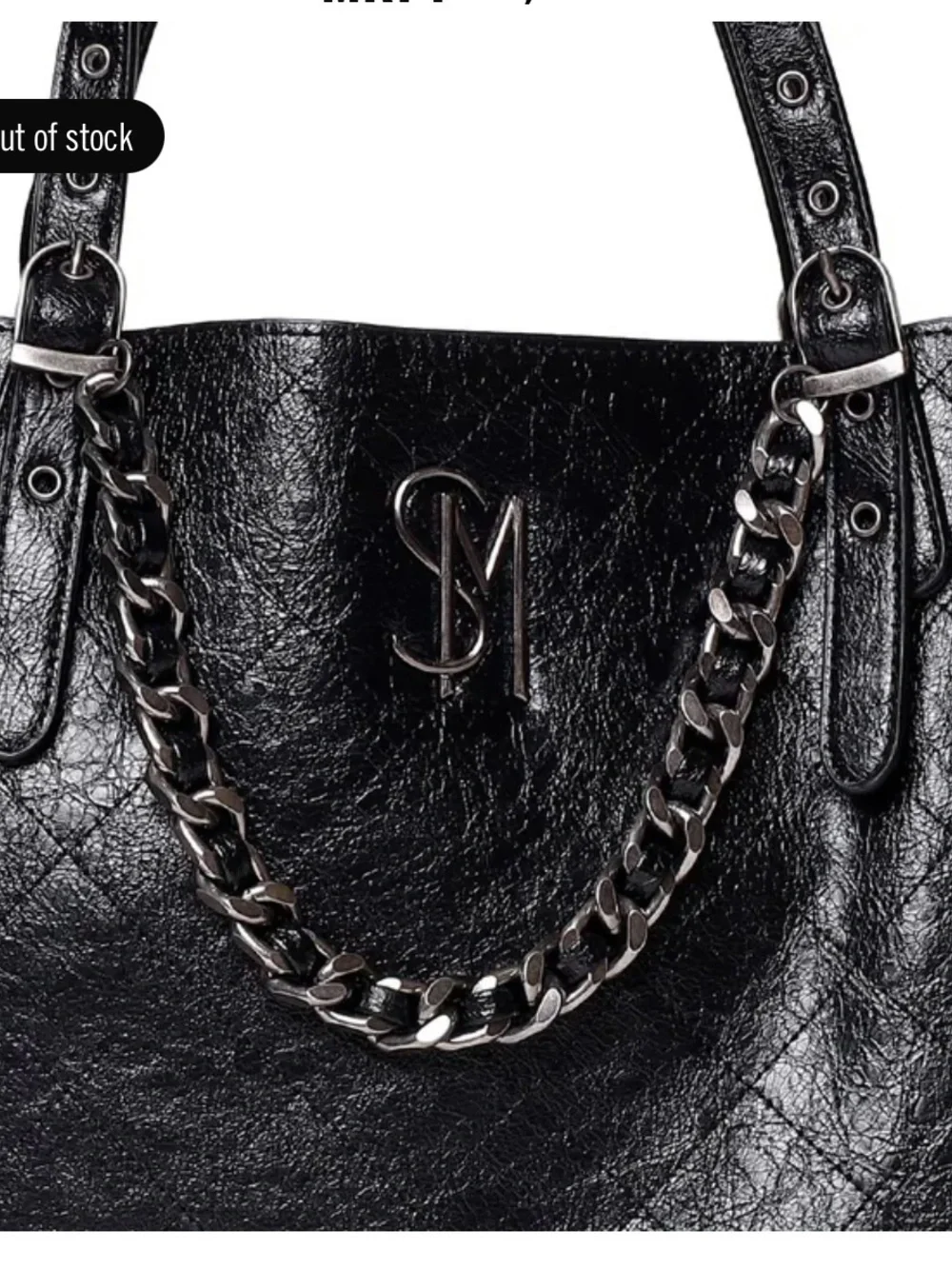 Steve Madden Black Tote -NWT